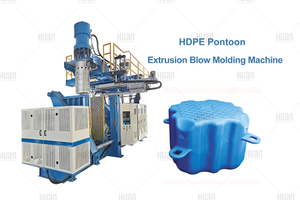 HDPE duba şişirme makinesi plastik yüzer iskele